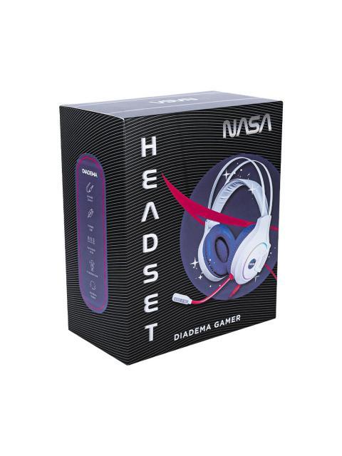 TECHZONE AUDIFONOS GAMER NS-HSG03 ALAMBRICO 2.1 METROS 3.5MM-USB BLANCO-AZUL - Imagen 8