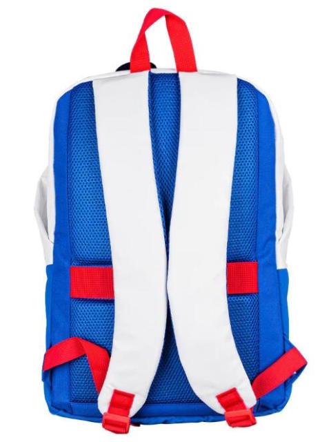 TECHZONE MOCHILA DE NYLON NSB22320-1 PARA LAPTOP 15.6 BLANCO-AZUL - Imagen 4