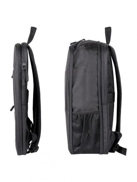 TECHZONE MOCHILA DE POLIESTER EXPAND PARA LAPTOP 16 NEGRO - Imagen 2