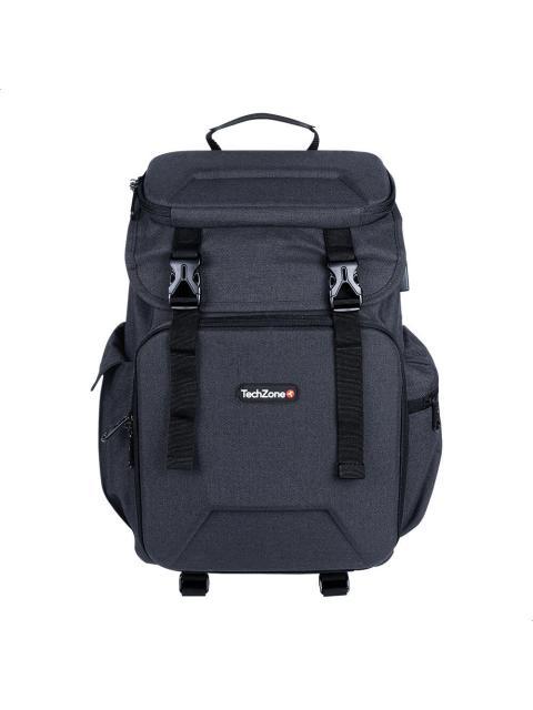 TECHZONE MOCHILA DE POLIESTER GLORY PARA LAPTOP 15.6 GRIS - Imagen 3