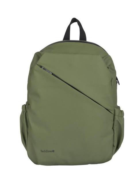 TECHZONE MOCHILA STYLE DE POLIESTER PARA LAPTOP 16 VERDE - Imagen 3