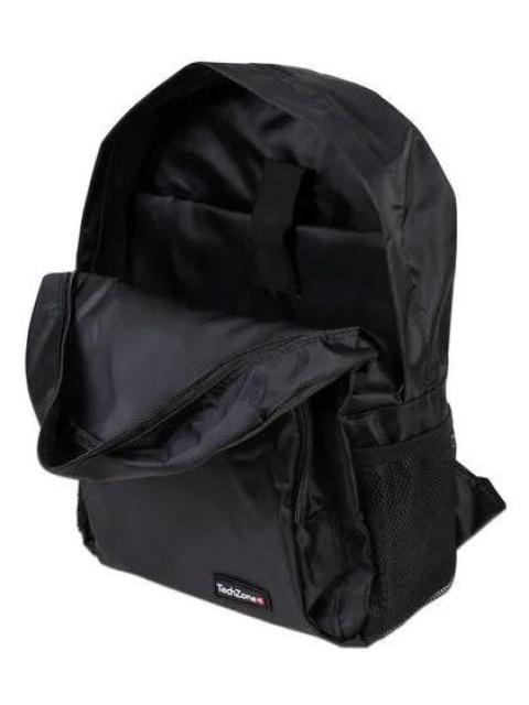 TECHZONE MOCHILA TZLBP02 DE NYLON PARA LAPTOP 15.6 NEGRO - Imagen 3