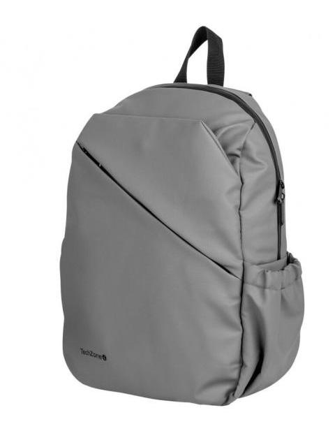 TECHZONE MOCHILA TZLBP29-G DE POLIESTER PARA LAPTOP 16 GRIS