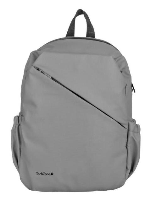 TECHZONE MOCHILA TZLBP29-G DE POLIESTER PARA LAPTOP 16 GRIS - Imagen 5