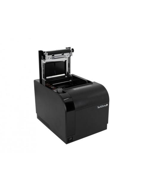 TECHZONE TZBE301 IMPRESORA DE TICKETS TERMICO 203DPI USB SERIAL ETHERNET NEGRO - Imagen 3