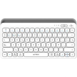 TECLADO ACTECK INSPIRE TREK TI737 65% INALAMBRICO RF INALAMBRICO-BLUETOOTH BLANCO ESPANOL