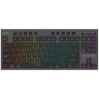 TECLADO GAMER BALAM RUSH DOMINATE EXPERT GK959 LED RGB TKL TECLADO MECANICO SWITCH BROWN INALAMBRICO RF INALAMBRICO-BLUETOOTH NEGRO ESPANOL
