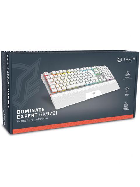 TECLADO GAMER BALAM RUSH DOMINATE EXPERT GK979I LED RGB TECLADO MECANICO OUTEMU RED INALAMBRICO RF INALAMBRICO-BLUETOOTH BLANCO ESPANOL - Imagen 5