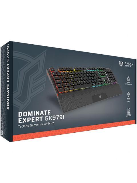 TECLADO GAMER BALAM RUSH DOMINATE EXPERT GK979I LED RGB TECLADO MECANICO OUTEMU RED INALAMBRICO RF INALAMBRICO-BLUETOOTH NEGRO ESPANOL - Imagen 6