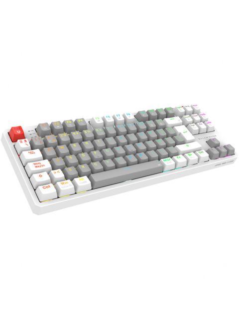 TECLADO GAMER BALAM RUSH LEVEL PRO GK990 LED RGB TKL TECLADO MECANICO OUTEMU RED INALAMBRICO RF INALAMBRICO-BLUETOOTH BLANCO ESPANOL - Imagen 4