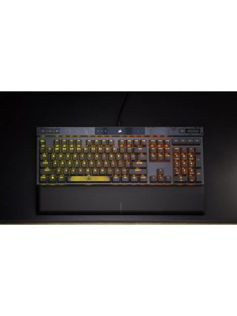 TECLADO GAMER CORSAIR K70 MAX RGB TECLADO MECANICO SWITCH CHERRY MGX ALAMBRICO NEGRO (INGLES) - Imagen 9