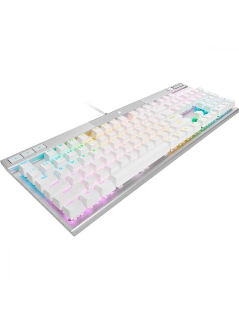 TECLADO GAMER CORSAIR K70 RGB PRO TECLADO MECANICO SWITCH OPX ALAMBRICO BLANCO (INGLES) - Imagen 6