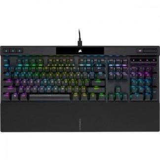 TECLADO GAMER CORSAIR K70 RGB PRO TECLADO MECANICO SWITCH OPX ALAMBRICO NEGRO (INGLES)