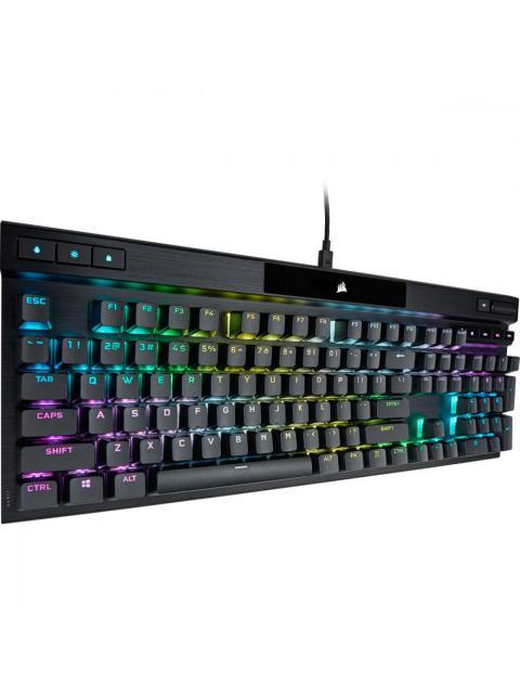 TECLADO GAMER CORSAIR K70 RGB PRO TECLADO MECANICO SWITCH OPX ALAMBRICO NEGRO (INGLES) - Imagen 5