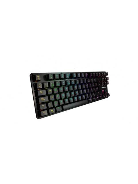 TECLADO GAMER GAME FACTOR KBG500 RGB TECLADO MECANICO SWITCH KRED BLUE ALAMBRICO NEGRO (ESPANOL) - Imagen 5