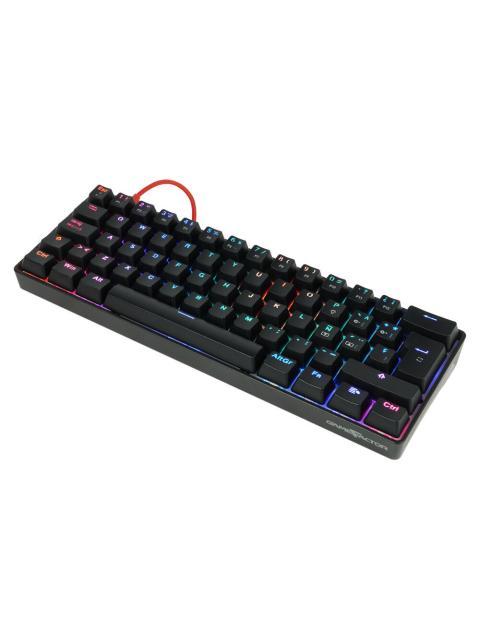 TECLADO GAMER GAME FACTOR KBG560 RGB TECLADO MECANICO SWITCH BLUE ALAMBRICO NEGRO (ESPANOL) - Imagen 8