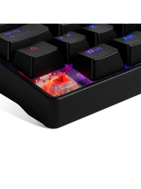 TECLADO GAMER GAME FACTOR KBG560 RGB TECLADO MECANICO SWITCH BLUE ALAMBRICO NEGRO (ESPANOL) - Imagen 9