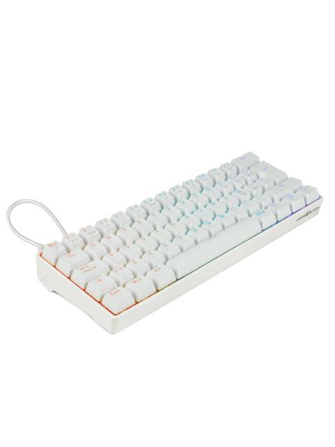 TECLADO GAMER GAME FACTOR KBG560 RGB TECLADO MECANICO SWITCH RED ALAMBRICO BLANCO (ESPANOL) - Imagen 5