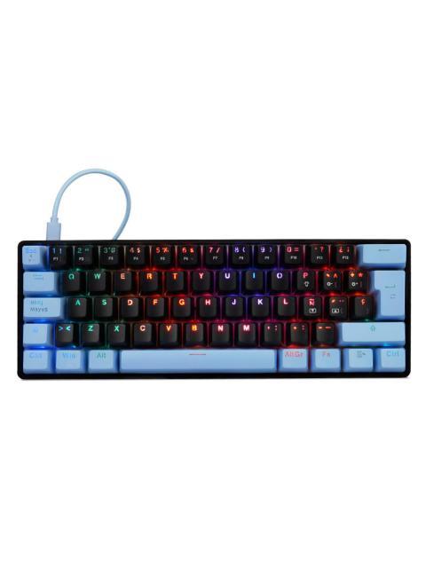 TECLADO GAMER GAME FACTOR KBG560 RGB TECLADO MECANICO SWITCH RED ALAMBRICO ROJO (ESPANOL) - Imagen 6