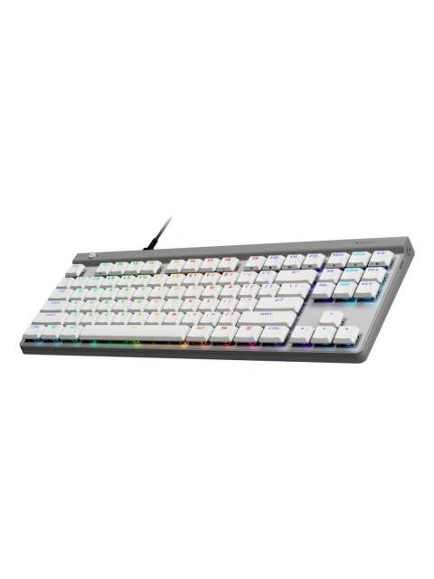 TECLADO GAMER LOGITECH G515 LED RGB TKL TECLADO MECANICO LOGITECH TACTILE ALAMBRICO USB BLANCO INGLES - Imagen 4