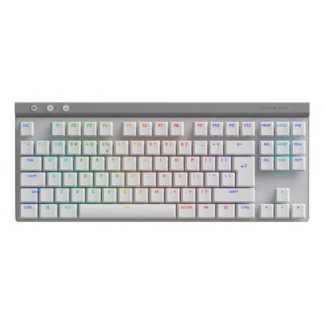 TECLADO GAMER LOGITECH G515 LIGHTSPEED LED RGB TKL TECLADO MECANICO LOGITECH GL TACTILE INALAMBRICO RF INALAMBRICO-BLUETOOTH BLANCO INGLES