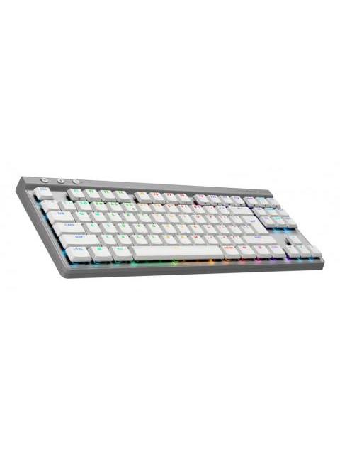 TECLADO GAMER LOGITECH G515 LIGHTSPEED LED RGB TKL TECLADO MECANICO LOGITECH GL TACTILE INALAMBRICO RF INALAMBRICO-BLUETOOTH BLANCO INGLES - Imagen 2