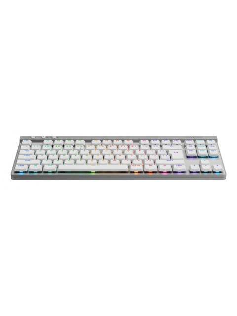 TECLADO GAMER LOGITECH G515 LIGHTSPEED LED RGB TKL TECLADO MECANICO LOGITECH GL TACTILE INALAMBRICO RF INALAMBRICO-BLUETOOTH BLANCO INGLES - Imagen 4