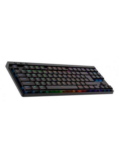 TECLADO GAMER LOGITECH G515 LIGHTSPEED TKL LED RGB TKL TECLADO MECANICO LOGITECH GL TACTILE INALAMBRICO RF INALAMBRICO-BLUETOOTH NEGRO INGLES - Imagen 2