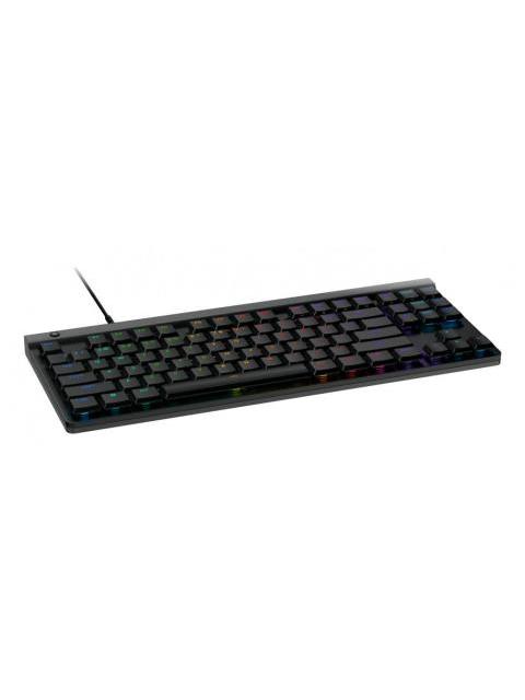 TECLADO GAMER LOGITECH G515 TKL LED RGB TKL TECLADO MECANICO LOGITECH TACTILE ALAMBRICO USB NEGRO INGLES - Imagen 2