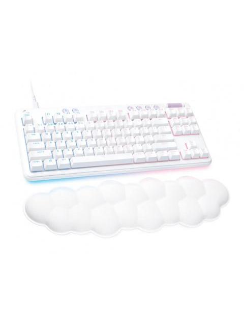 TECLADO GAMER LOGITECH G713 LED RGB TENKEYLESS (TKL) TECLADO MECANICO LOGITECH GX BROWN ALAMBRICO USB BLANCO INGLES