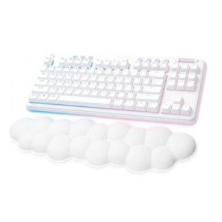 TECLADO GAMER LOGITECH G715 RGB TKL SWITCH GX RED LINEAL INALAMBRICO BLANCO (INGLES)