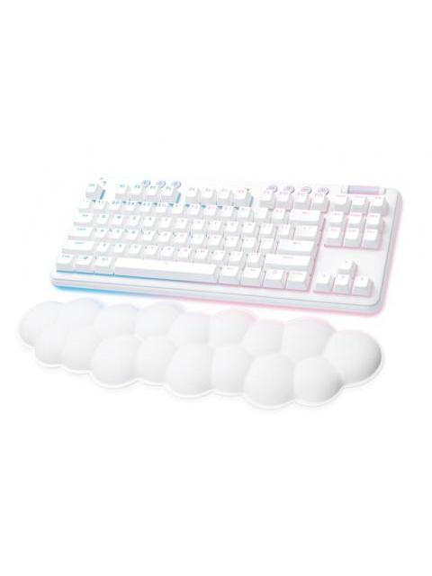 TECLADO GAMER LOGITECH G715 RGB TKL SWITCH GX RED LINEAL INALAMBRICO BLANCO (INGLES)