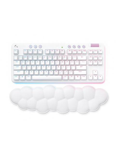 TECLADO GAMER LOGITECH G715 RGB TKL SWITCH GX RED LINEAL INALAMBRICO BLANCO (INGLES) - Imagen 2