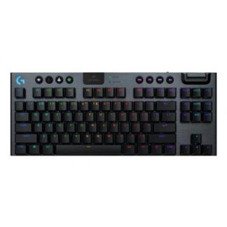 TECLADO GAMER LOGITECH G915 X LED TKL TECLADO MECANICO LOGITECH GL TACTILE INALAMBRICO USB-RF INALAMBRICO-BLUETOOTH NEGRO INGLES