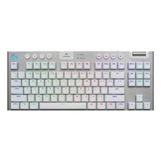 TECLADO GAMER LOGITECH G915 X LIGHTSPEED LED TKL TECLADO MECANICO LOGITECH GL TACTILE INALAMBRICO USB-RF INALAMBRICO-BLUETOOTH BLANCO INGLES