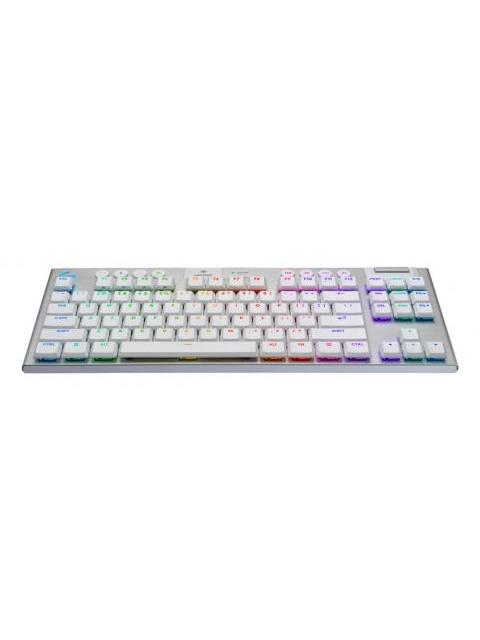 TECLADO GAMER LOGITECH G915 X LIGHTSPEED LED TKL TECLADO MECANICO LOGITECH GL TACTILE INALAMBRICO USB-RF INALAMBRICO-BLUETOOTH BLANCO INGLES - Imagen 2