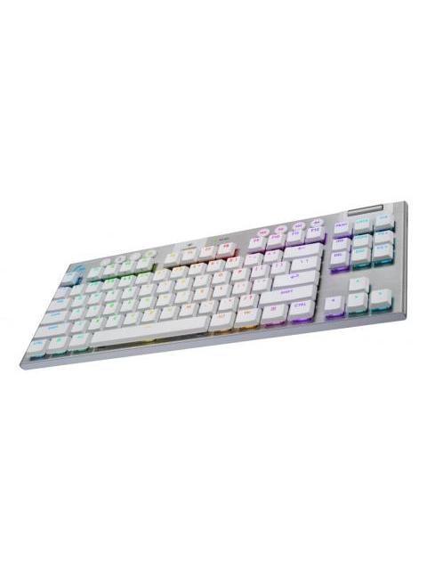 TECLADO GAMER LOGITECH G915 X LIGHTSPEED LED TKL TECLADO MECANICO LOGITECH GL TACTILE INALAMBRICO USB-RF INALAMBRICO-BLUETOOTH BLANCO INGLES - Imagen 4