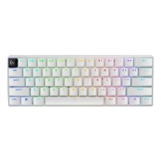 TECLADO GAMER LOGITECH PRO X 60 LED RGB 60% TECLADO MECANICO LOGITECH GX BROWN INALAMBRICO USB-RF INALAMBRICO-BLUETOOTH BLANCO INGLES