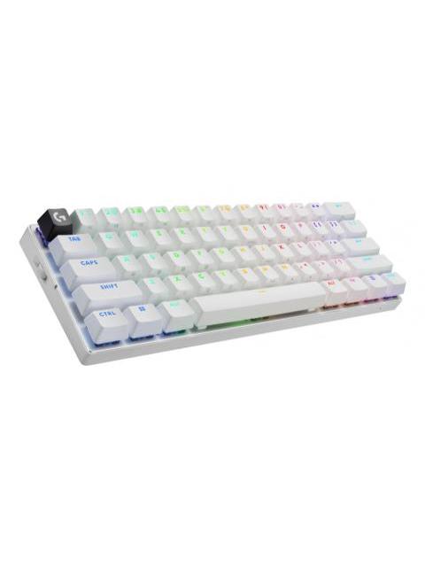 TECLADO GAMER LOGITECH PRO X 60 LED RGB 60% TECLADO MECANICO LOGITECH GX BROWN INALAMBRICO USB-RF INALAMBRICO-BLUETOOTH BLANCO INGLES - Imagen 3
