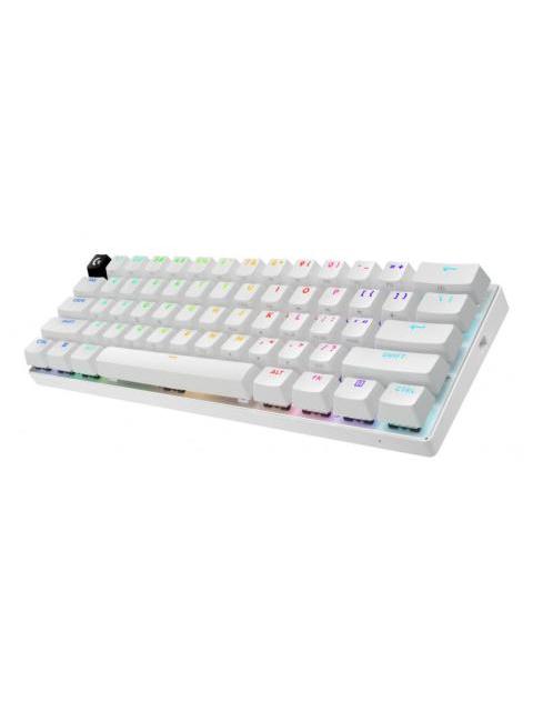 TECLADO GAMER LOGITECH PRO X 60 LED RGB 60% TECLADO MECANICO LOGITECH GX BROWN INALAMBRICO USB-RF INALAMBRICO-BLUETOOTH BLANCO INGLES - Imagen 4