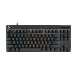 TECLADO GAMER LOGITECH PRO X TKL RAPID LED RGB TKL ALAMBRICO USB NEGRO INGLES