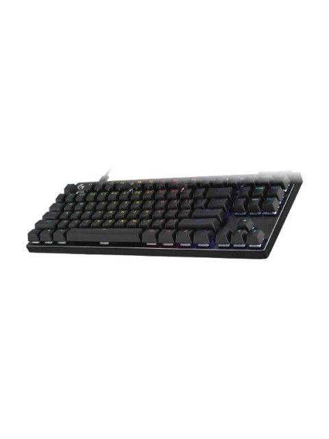 TECLADO GAMER LOGITECH PRO X TKL RAPID LED RGB TKL ALAMBRICO USB NEGRO INGLES - Imagen 3