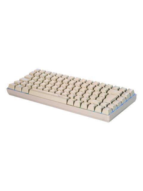TECLADO GAMER NACEB GRAY BASILIK LED RGB 75% TECLADO MECANICO HUANO RED ALAMBRICO USB BLANCO ESPANOL - Imagen 5