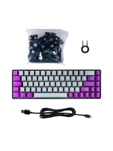 TECLADO GAMER NACEB NA-0963G LED RGB 60% TECLADO MECANICO OPTICO ALAMBRICO USB MULTICOLOR INGLES - Imagen 2