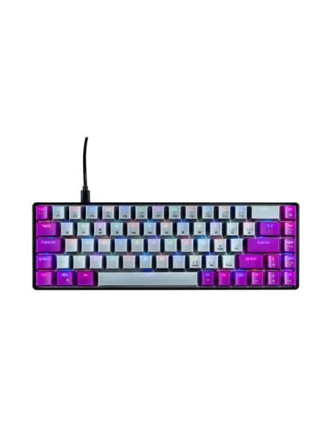 TECLADO GAMER NACEB NA-0963G LED RGB 60% TECLADO MECANICO OPTICO ALAMBRICO USB MULTICOLOR INGLES - Imagen 3