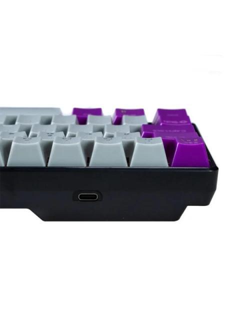 TECLADO GAMER NACEB NA-0963G LED RGB 60% TECLADO MECANICO OPTICO ALAMBRICO USB MULTICOLOR INGLES - Imagen 4
