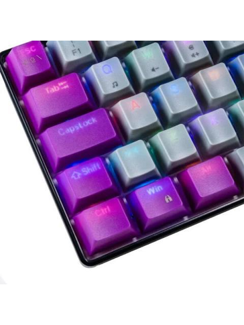 TECLADO GAMER NACEB NA-0963G LED RGB 60% TECLADO MECANICO OPTICO ALAMBRICO USB MULTICOLOR INGLES - Imagen 6