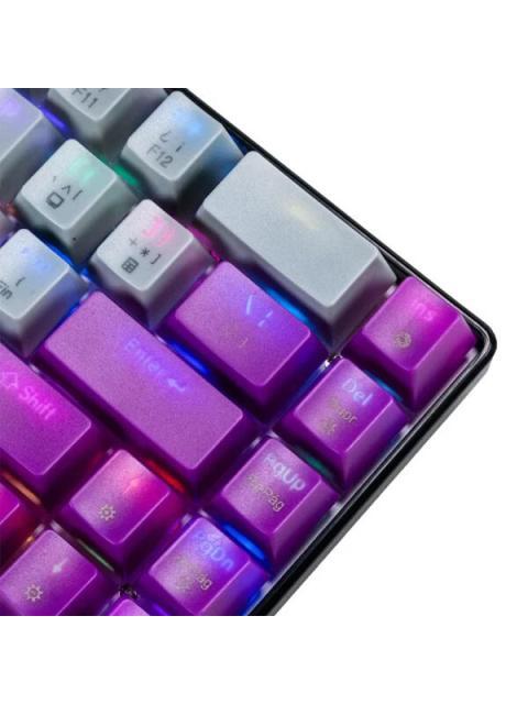 TECLADO GAMER NACEB NA-0963G LED RGB 60% TECLADO MECANICO OPTICO ALAMBRICO USB MULTICOLOR INGLES - Imagen 7
