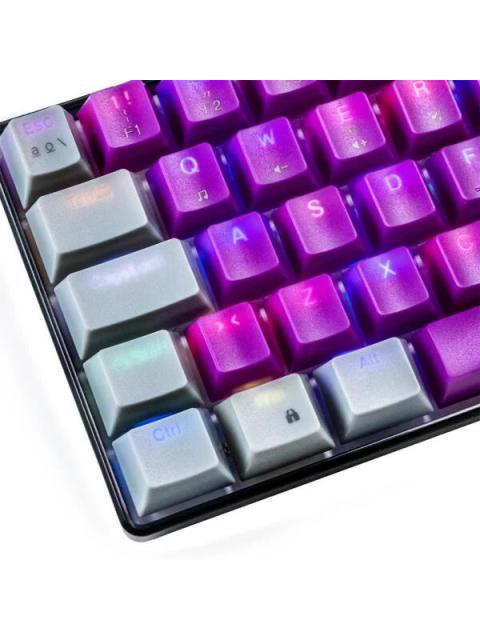 TECLADO GAMER NACEB NA-0963M LED RGB 60% TECLADO MECANICO OPTICO ALAMBRICO USB MULTICOLOR INGLES - Imagen 6