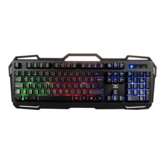 TECLADO GAMER NACEB NA-0967 LED RGB ALAMBRICO USB NEGRO ESPANOL